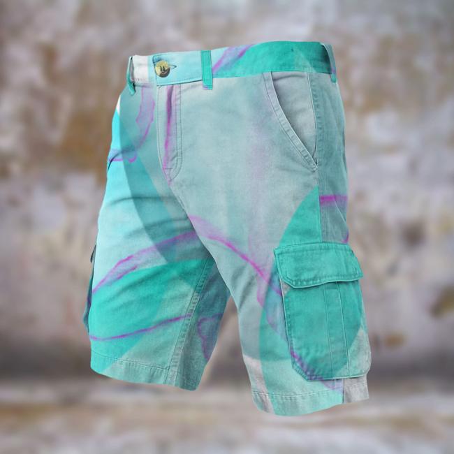 Preview: Cargohose mit Kalli - Hose, lang oder kurz, bunt, 100% Polyester, Grösse S-5XL, fester Stoff, Normale Passform, Mischling, Mix, Bullterrier, Bärbel